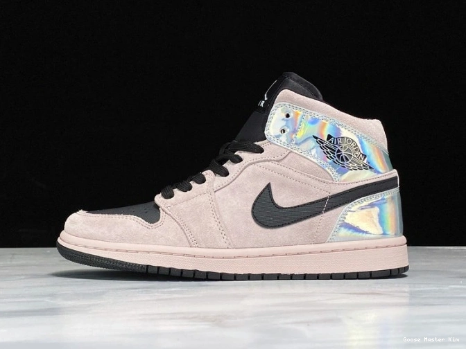 Powder Dirty Air Mid Jordan 1 Iridescent BQ6472-602 (W) 0801